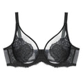 Lingerie Women's Thin Bras Lace Full Cup Bras Beautifully Embroidered BrasAnti-Sagging Ultra-Thin Bras